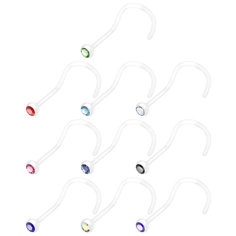 Vis pour le nez en PTFE en plusieurs couleurs