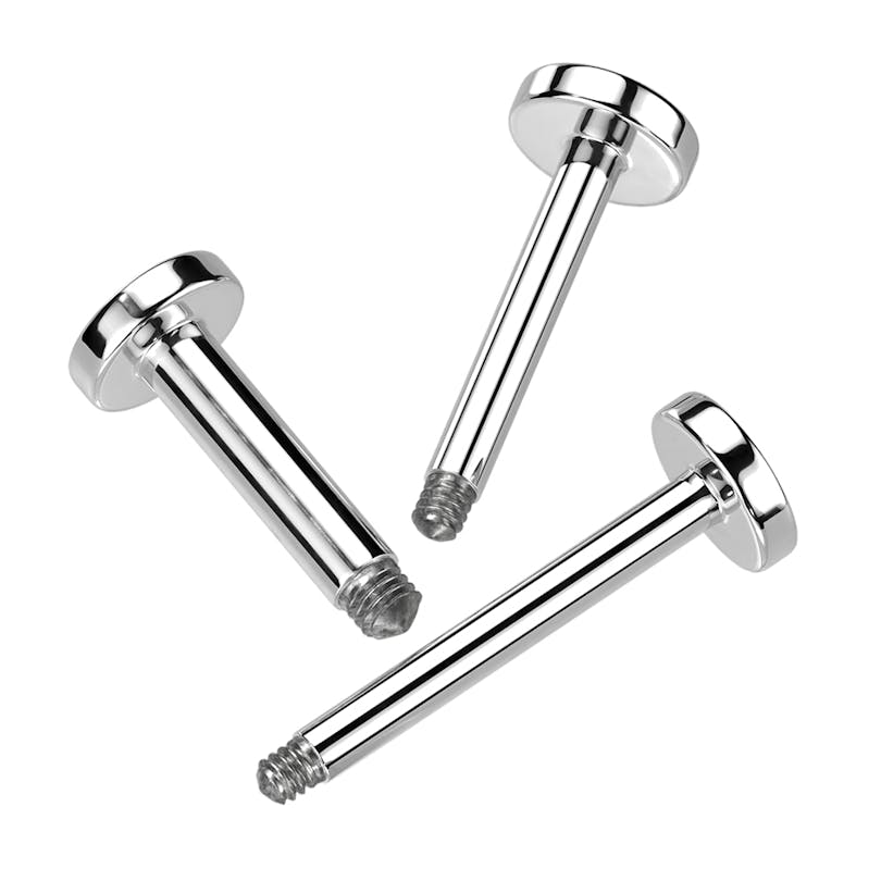 Labret barra solta de titânio
