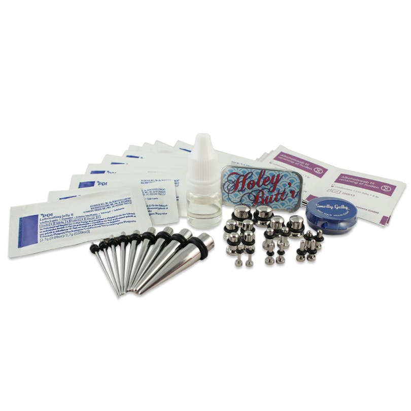 Conjunto completo para iniciar alargamento com todos acessórios