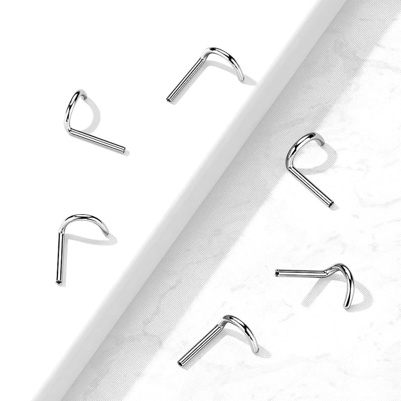 Screw para o nariz de encaixe sem rosca em titânio