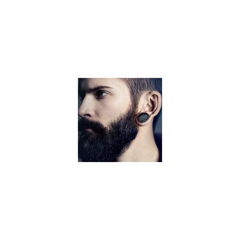 Plug de vidro com estampado de hexágono