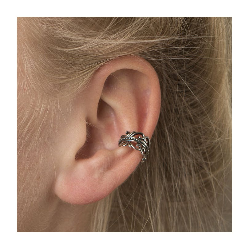 Earcuff mit Verschnörkelungen